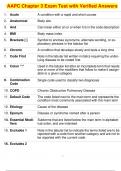  AAPC Chapter 3 Exam Test with Verified Answers