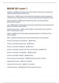 BULW 301 exam 1  Questions And Answers Rated 100&percnt; Correct
