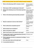 AAPC Anatomy Exam Test with Verified Answers Graded A&plus;