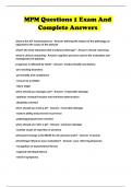 MPM PACKAGED EXAMS LATEST UPDATE &commat; 2024 