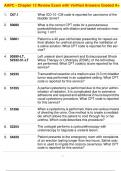 AAPC - Chapter 12 Review Exam with Verified Answers Graded A&plus;
