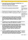 AAPC - Chapter 5 Review Exam with Verified Answers Graded A&plus;