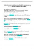 EPRI Chemistry Test Chemistry Test EPRI Exam Lesson 5&comma; 6&comma; & 7 with All Questions and Answers