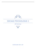 Volledige samenvatting Sociale psychologie 2