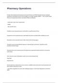 Pharmacy Operations exam 2024&sol;2025 with 100&percnt; correct answers
