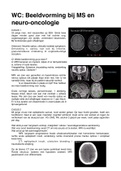 WC Beeldvorming MS en neuro oncologie
