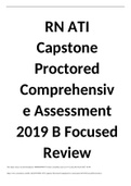 RN ATI Capstone Proctored Comprehensive Assessment 2019 B Focused Review