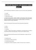 GI NCLEX Questions and Answers latest Update 