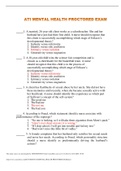 BUNDLE FOR ATI MENTALHEALTH PRACTICE &sol;ATI MENTAL HEALTH PROCTORED EXAMS