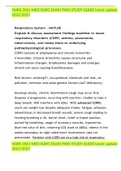 NURS 3561 MED SURG EXAM TWO STUDY GUIDE latest update 2022&sol;2023
