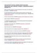 ASVAB PICAT VERIFICATION ACTUAL EXAM LATEST 2024&sol;2025 QUESTIONS AND VERIFIED CORRECT ANSWERS&sol;ALREADY GRADED A&plus;&plus;