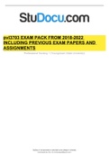 pvl3703 EXAM PACK FROM 2018-2022 INCLUDING PREVIOUS EXAM PAPERS AND ASSIGNMENTS