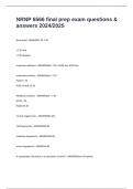 NRNP 6566 final prep exam questions & answers 2024&sol;2025