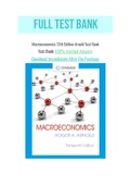 Macroeconomics 13th Edition Arnold Test Bank