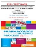 Test Bank for Pharmacology and the Nursing Process 9th Edition Lilley, Rainforth Collins, Snyder