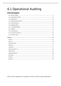Samenvatting  Operational Auditing (23AFKT61OA)(Cijfer 7,9)