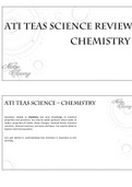 ATI TEAS 7  SCIENCE REVIEWS CHEMISTRY