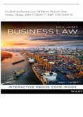 Test Bank for Business Law, 5th Edition,