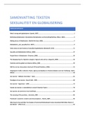 Seksualiteit en Globalisering  (Prof. Tom Claes) - 2022 - A002320 - Samenvatting TEKSTEN