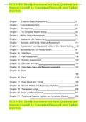 NUR MISC Health Assessment test bank Questions and Answers Graded A&plus; Guaranteed Success Latest Update 2022&sol;2023