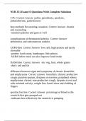NUR 351 Exam &num;3 Questions With Complete Solutions