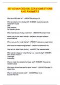 307 ADVANCED DC EXAM QUESTIONS AND ANSWERS
