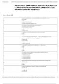 VADETS FINAL EXAM NEWEST 2024-2025 ACTUAL EXAM COMPLETE 485 QUESTIONS AND CORRECT DETAILED ANSWERS &lpar;VERIFIED ANSWERS&rpar; 