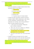 NUR 2242C Practice Questions and answers 100&percnt;correct&sol;certified Guaranteed Success Latest Update 2022