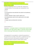 FITN MISC EXAM Questions and Answers 100Correct&sol;verified Guaranteed Success Latest Update 2022&sol;2023