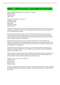 WGU - C702 Forensics and Network Intrusion Questions & Answers  2022&sol;2023 Update 