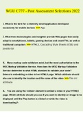 WGU C777 Web Development Applications Post Assessment Questions and Answers &lpar;2022&sol;2023&rpar; &lpar;Verified Answers by Expert&rpar;