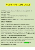 WGU C787 STUDY GUIDE Complete solution 2022&sol;2023 &vert; 100&percnt; Verified