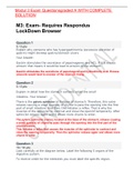 Modul 3 Exam Questionsgraded A WITH COMPLETE SOLUTION
