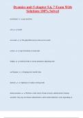 Dyamics unit 5 chapter 5&comma;6&comma; 7 Exam With  Solutions 100&percnt; Solved