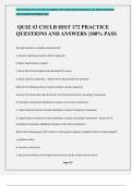 QUIZ &num;3 CSULB HIST 172 PRACTICE QUESTIONS AND ANSWERS &vert;100&percnt; PASS