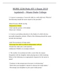 NURS 1234 Peds ATI 1 Exam  &lpar;updated&rpar; - Miami Dade College 2022&sol;2023