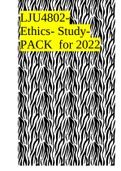 LJU4802- Ethics- Study-PACK  for 2022