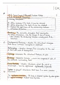 Chapter 1: The Human Organism handwritten notes (BSC 250)