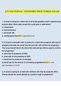ATI Maternal Newborn Proctored Exam Questions and Answers Latest | 100% Correct Answers