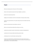 Hpat EXAM 2022&sol;2023 WITH 100&percnt; CORRECT ANSWERS