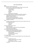 NUR 242 Exam 1 med surg study guide | Galen College of Nursing | Download To Score An A