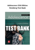 Adolescence 12th Edition Steinberg Test Bank