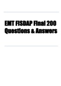 EMT FISDAP Final 200 Questions & Answers