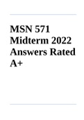 MSN 571 Midterm 2022 Answers Rated A&plus;