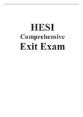 HESI Comprehensive Exit Exam