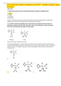 WGU Biochem Mod 2 Questions LATEST  verified question qand Answers&period;