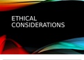 Ethical considerations powerpoint