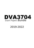 DVA3704 EXAM PACK 2022