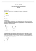 WGU C785 Biochemistry Unit Exam Questions & Answers Latest 