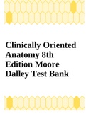 Clinically Oriented Anatomy 8th Edition Moore Dalley Test Bank